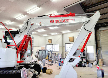 坂田建設(株)様 移動式クレーンマーキング001